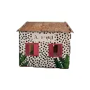 Casa rosa de caja para gato Amanova d.webp