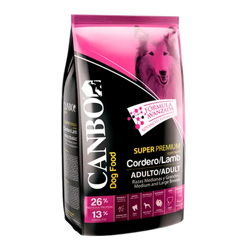 Canbo adulto cordero razas medianas y grandes