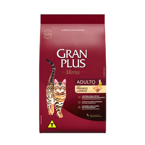 Gran plus menu gato adulto pollo y arroz