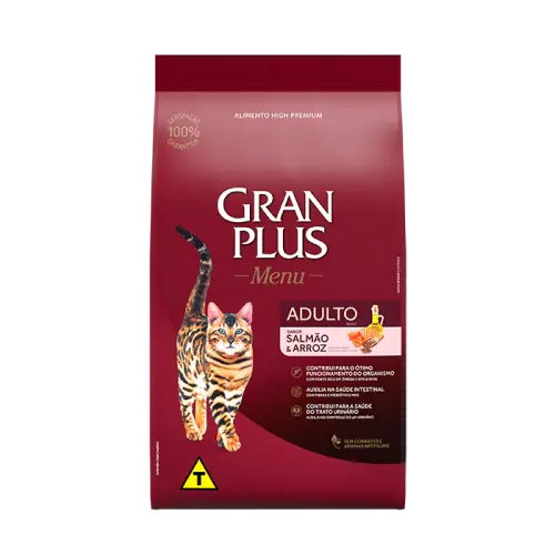 Gran plus menu gato adulto salmon y arroz
