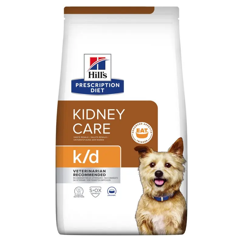 Hills PD canine K/D dry cuidado renal