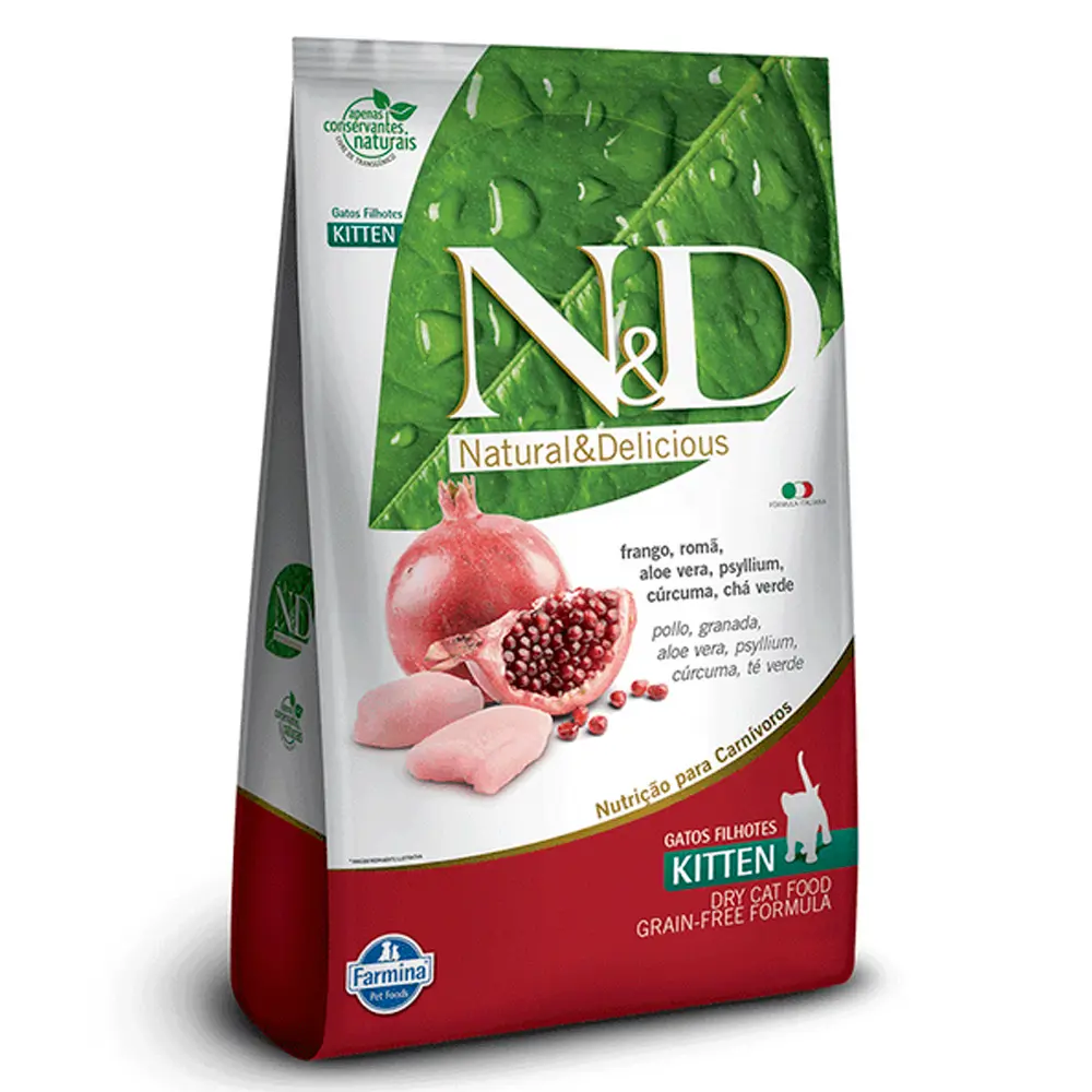 N&d prime feline kitten pollo y granada