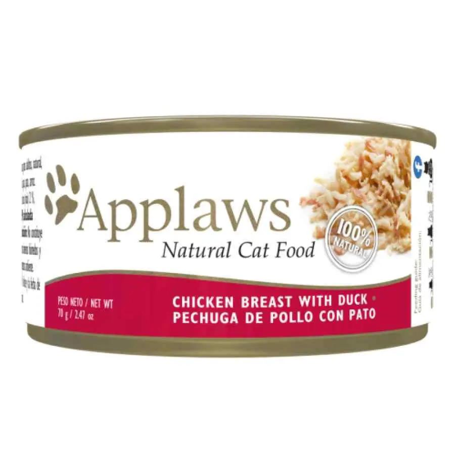 Applaws pechuga de pollo con pato 70 gr