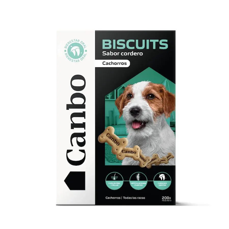 Canbo biscuits cachorro sabor cordero 200 gr