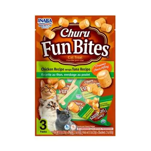 Churu gato fun bites pollo con atun 60 gr