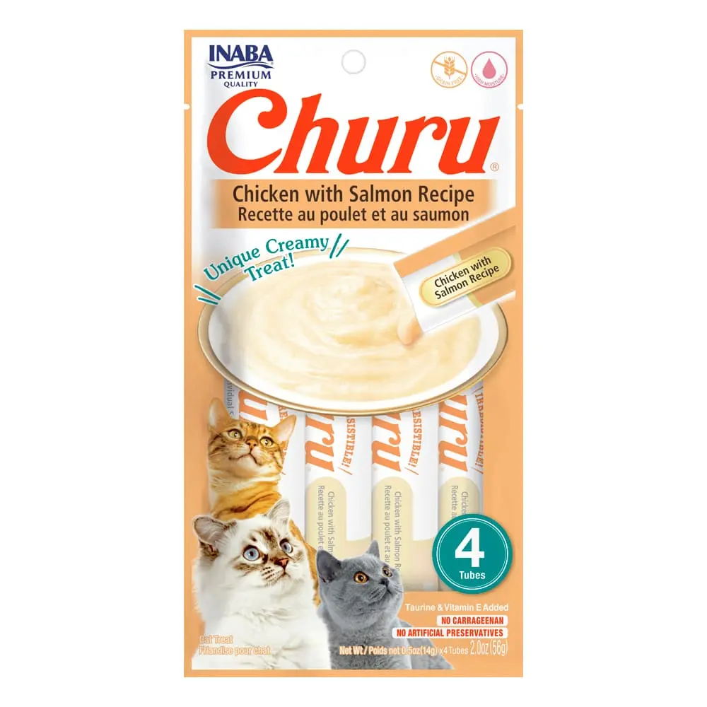 Churu gato sabor pollo con salmon 60 gr