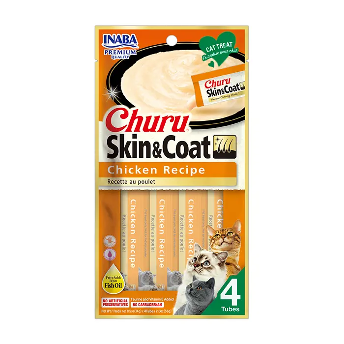 Churu gato skinycoat pollo 60 gr