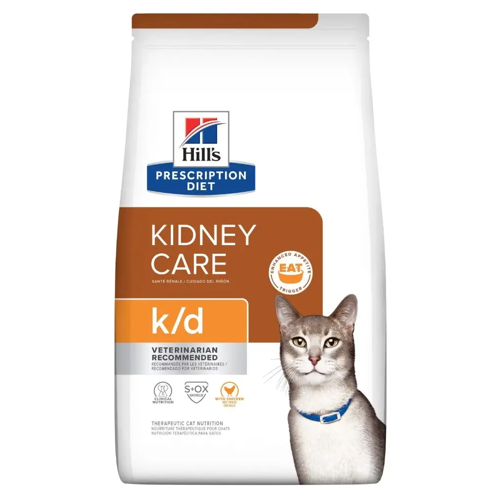 Hills pd feline k/d dry cuidado renal 1.8 kg