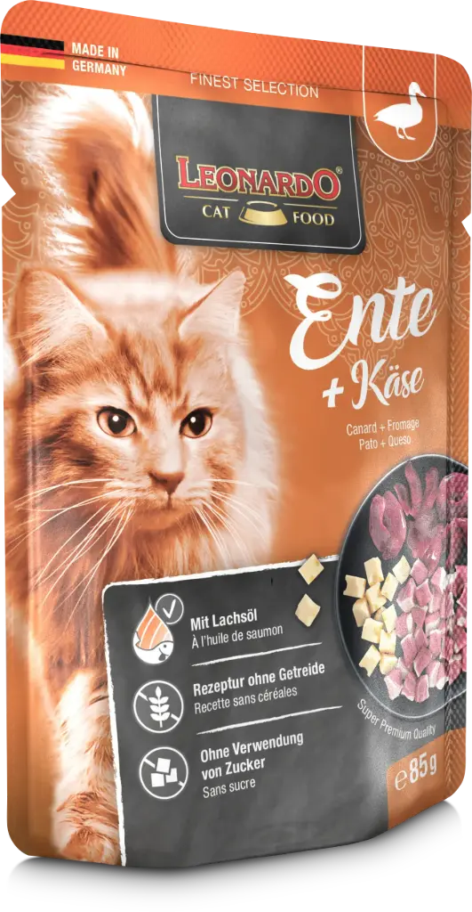 Leonardo pato y queso 85 gr