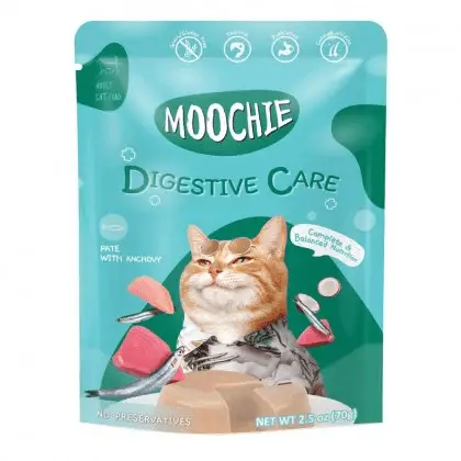 Moochie gato benefits - cuidado digestivo 70 gr