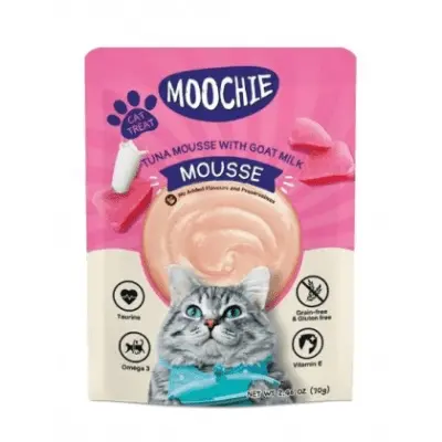 Moochie mousse gato benefits - atun con leche 70 gr