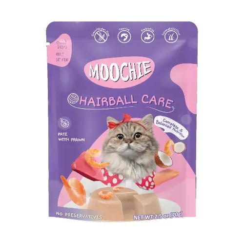 Moochie mousse gato benefits - prevencion bolas de pelo 70 gr
