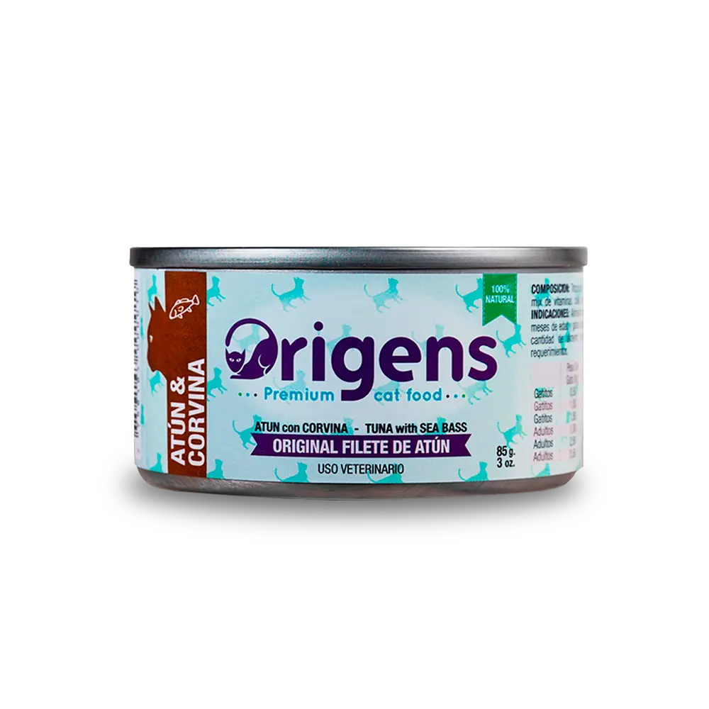 Origens filete de atun con corvina 85 gr