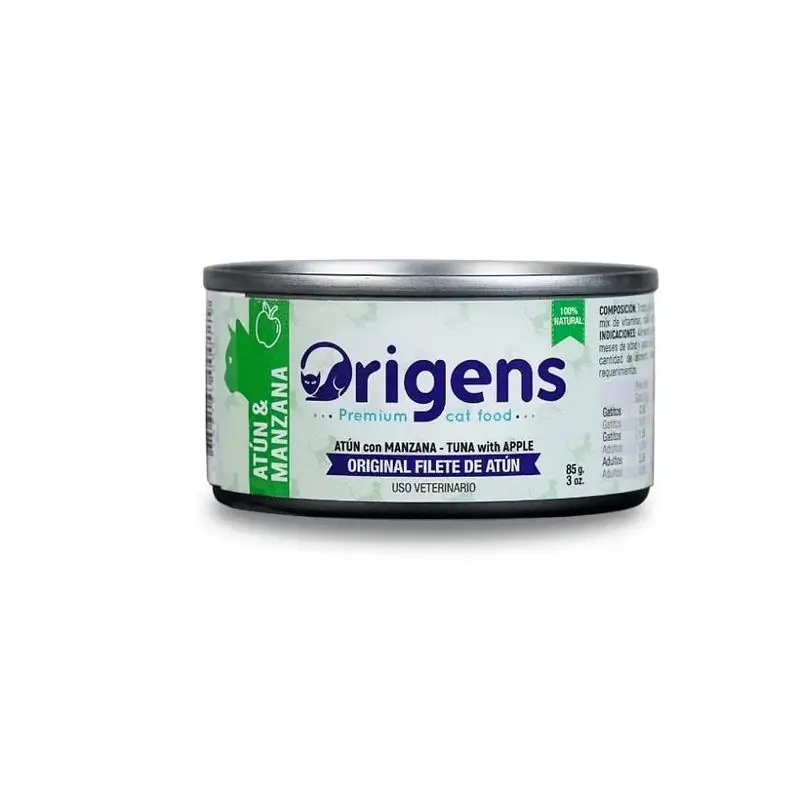 Origens filete de atun con manzana 85 gr
