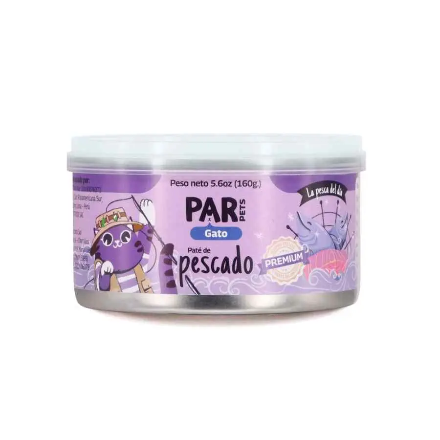 Par pets gato pate de pescado 160 gr
