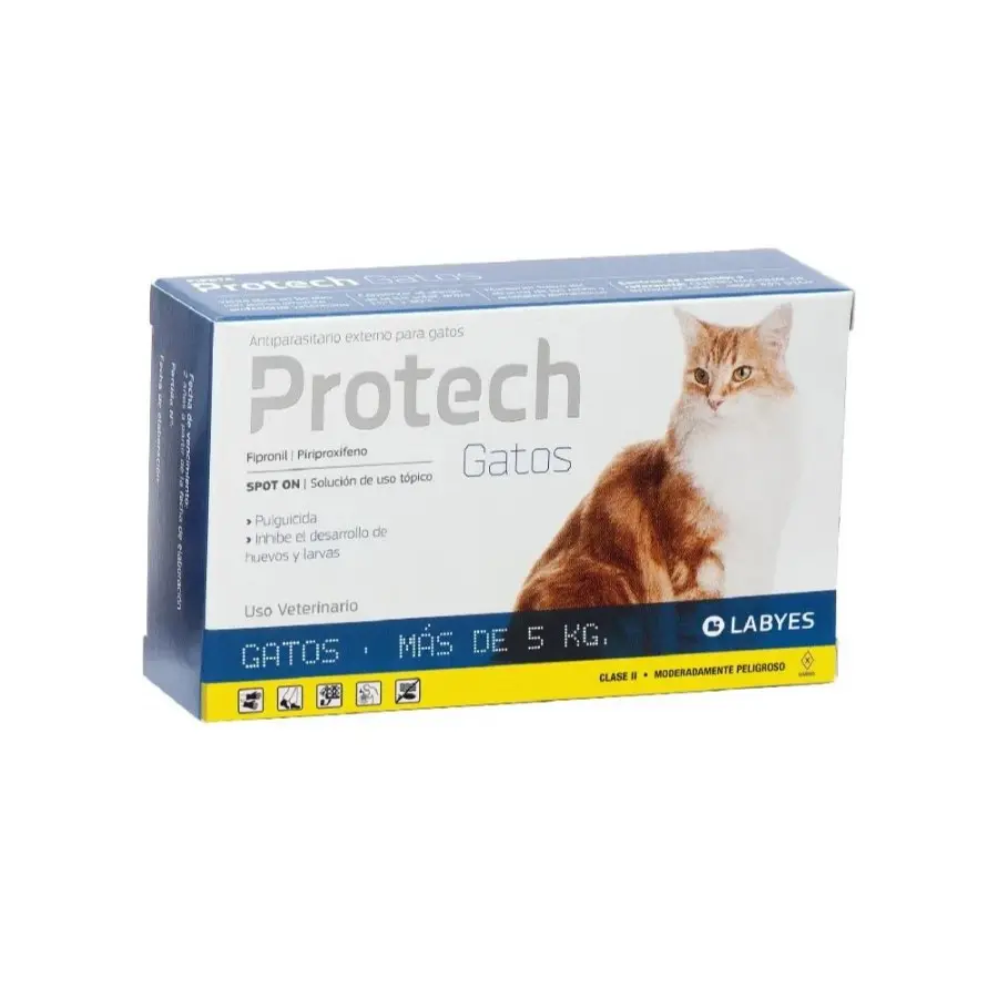 Protech pipeta gatos mas de 5 kg