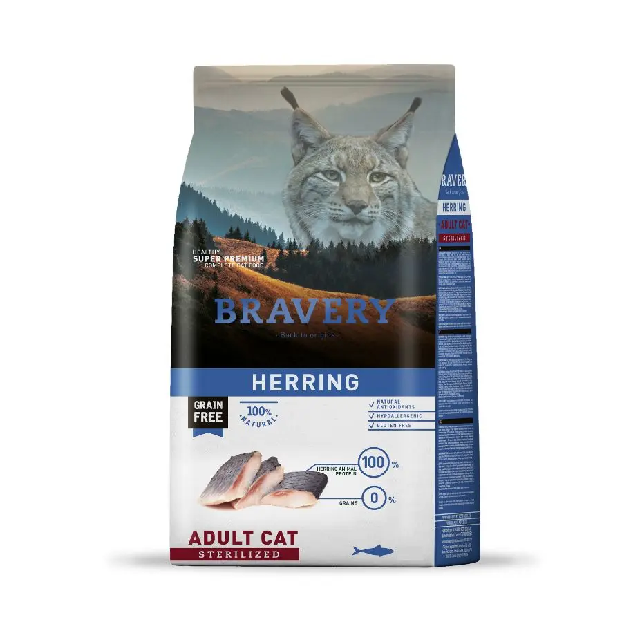 Bravery herring adult cat sterilized