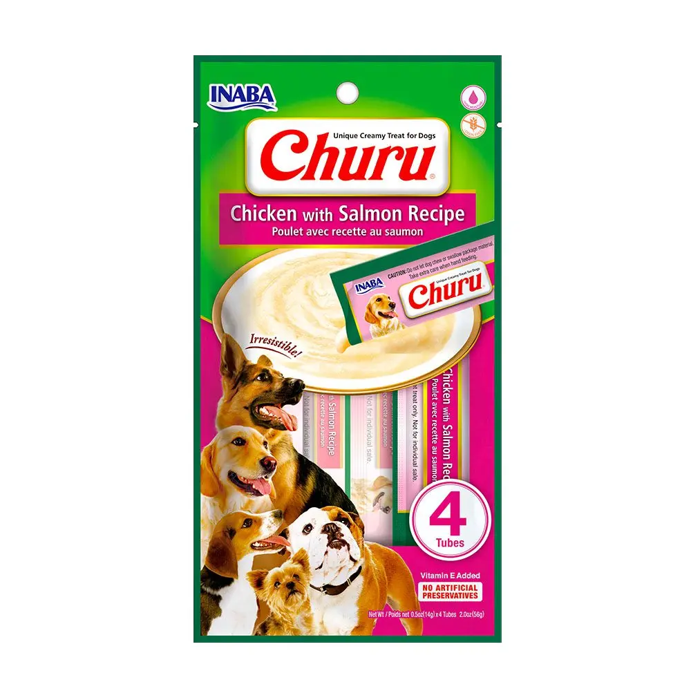 Churu perro sabor pollo y salmon 60 gr