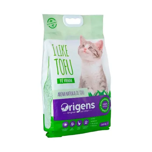 Origens arena organica de tofu con aroma de te verde 2.85 kg
