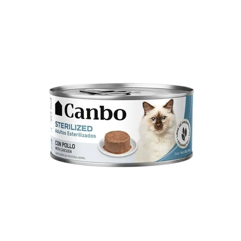 Canbo gato pate adulto esterilizado con pollo 85 gr