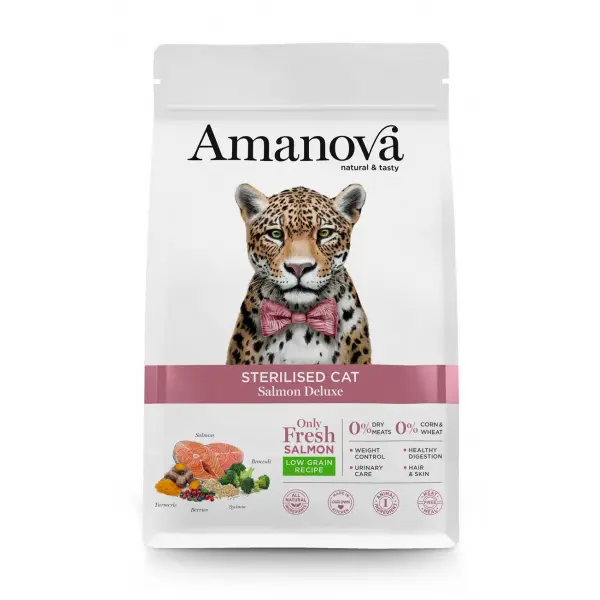 Amanova sterilised cat salmon deluxe