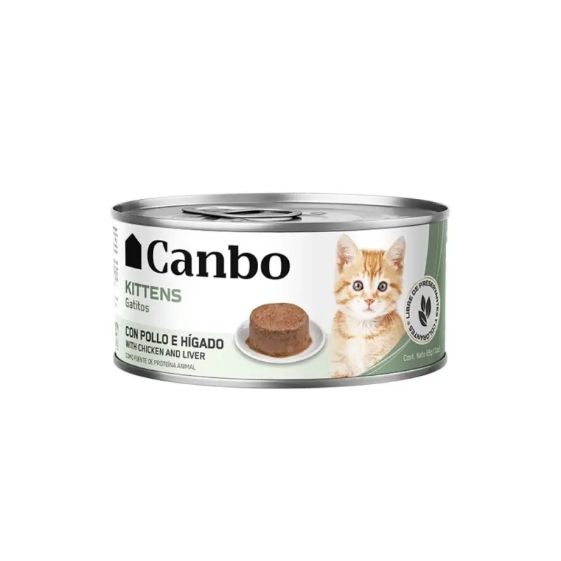Canbo gato cachorro pate pollo e higado 85 gr