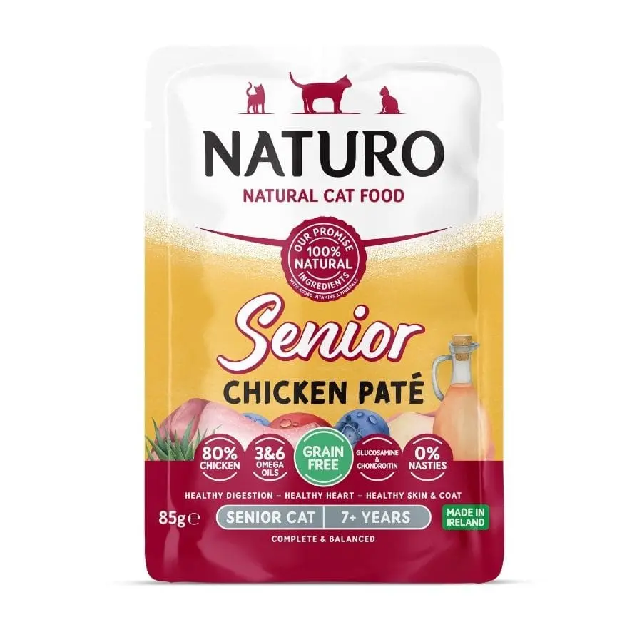 Naturo Paté de Pollo para Gato Senior 85 gr