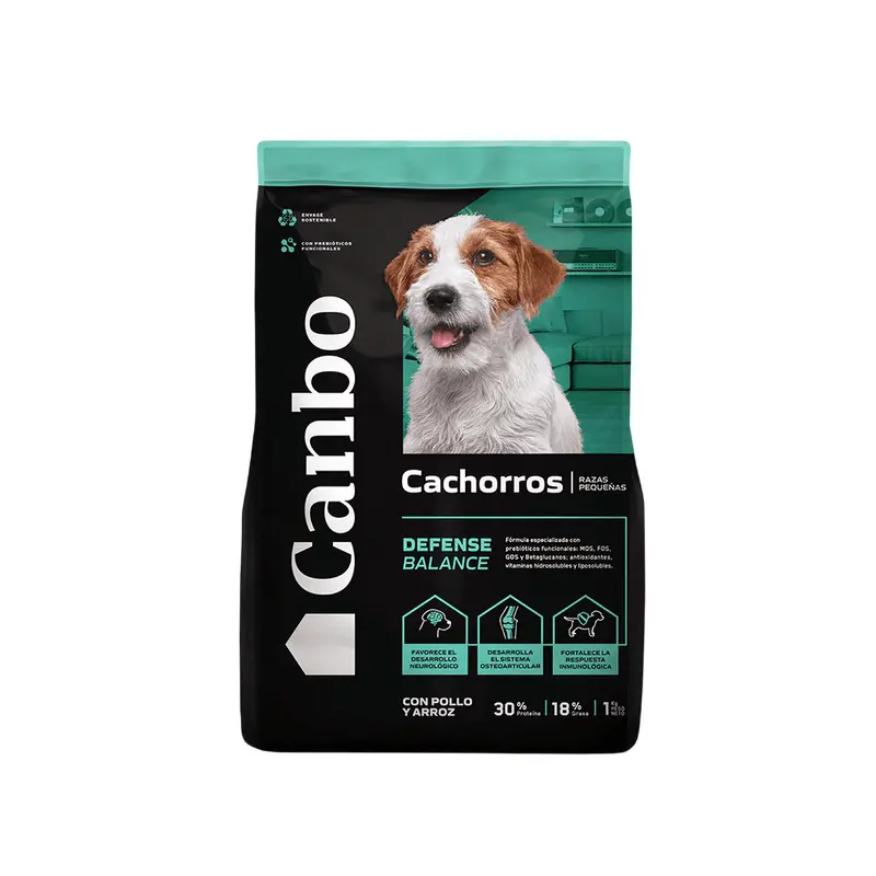 Canbo balance cachorro pollo razas quepeñas