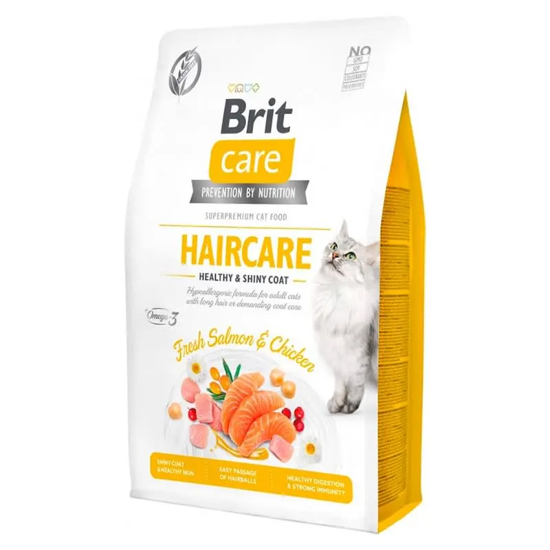 Brit care cat haircare healthy y shiny coat