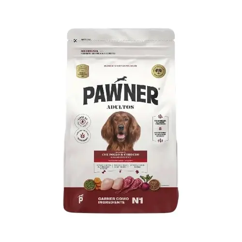 Pawner adultos pollo y cordero razas mediana y grandes