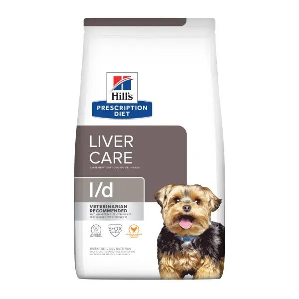 Hills PD canine L/D dry cuidado hepatico 8 kg