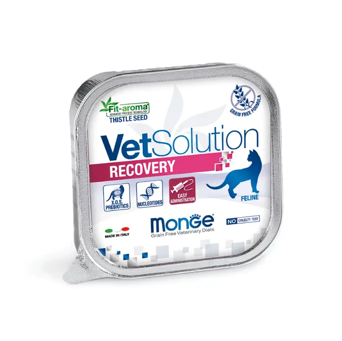Monge vet solution feline recovery alutray 100 gr