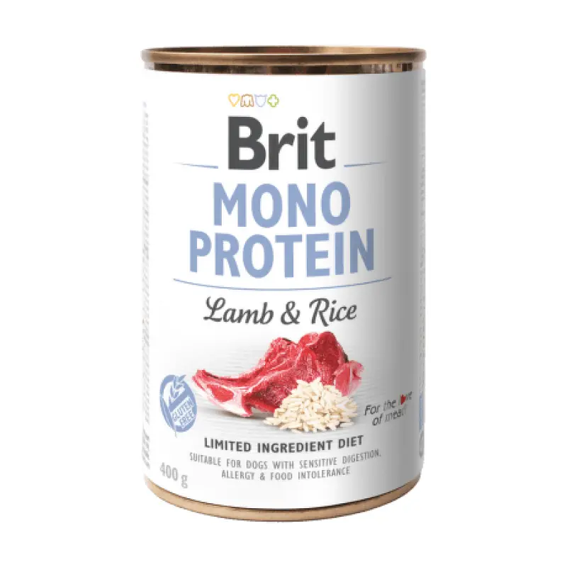 Brit mono protein lamb y rice 400 gr