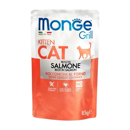 Monge feline grill kitten salmon 85 gr