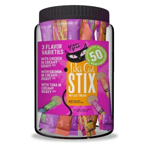 Tiki Cat STIX 40 und x 4 sabores