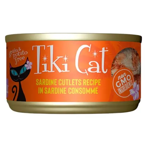 Tiki Cat grill tahittian grill sardine cutlets recipe in sardine consomme 80 gr