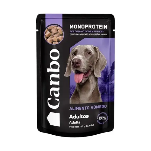 Canbo perro adulto pavo pouch 100 gr