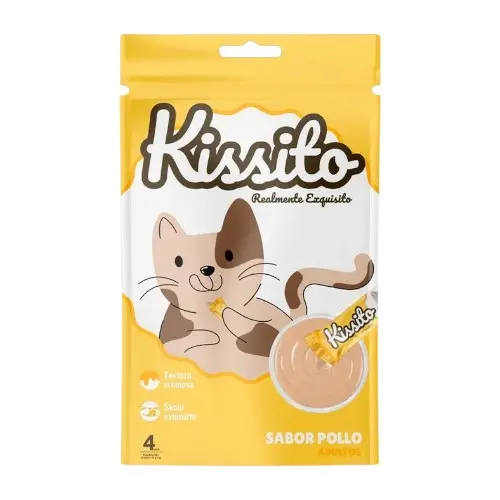 Kissito cremosito gato sabor pollo 56 gr