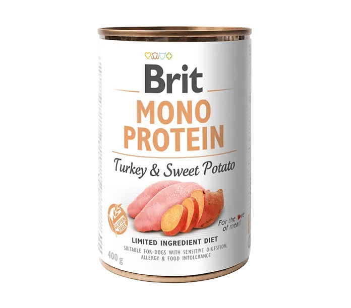 Brit mono protein turkey & sweet potato 400 gr