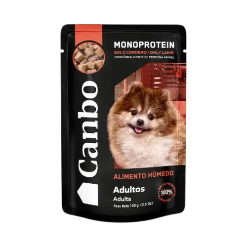 Canbo perro adulto cordero pouch 100 gr