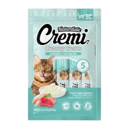 Cremi creamy treats receta de pollo con atun 60 gr