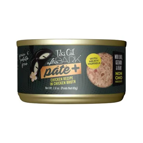Tiki Cat after dark pate+ chicken recipe in chicken broth 80 gr