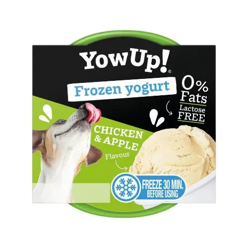 Yowup frozen yogurt chicken & apple 110 gr