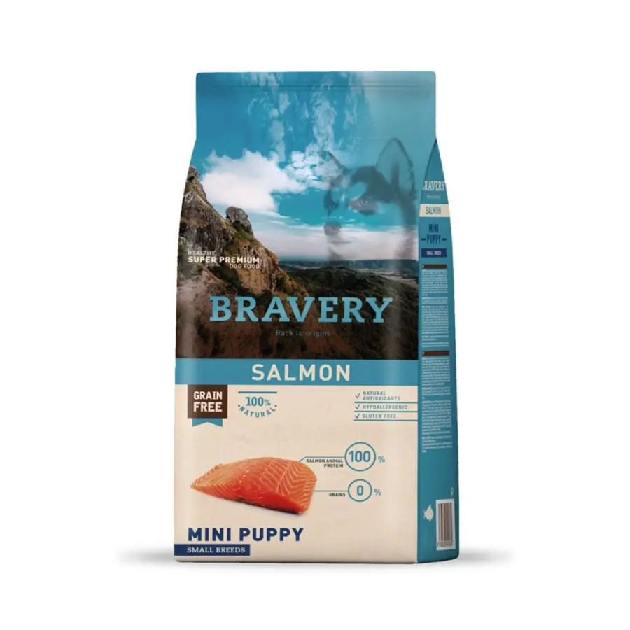 Bravery salmon mini adult small breeds