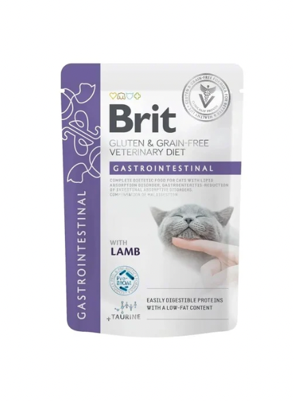 Brit gf vd cat pouch fillets in gravy gastrointestinal 85 gr