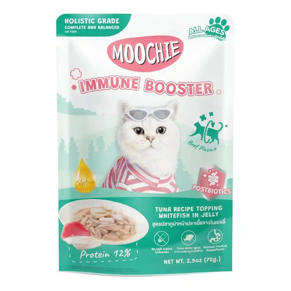 Moochie gato benefits premium - refuerzo inmunológico 70 gr