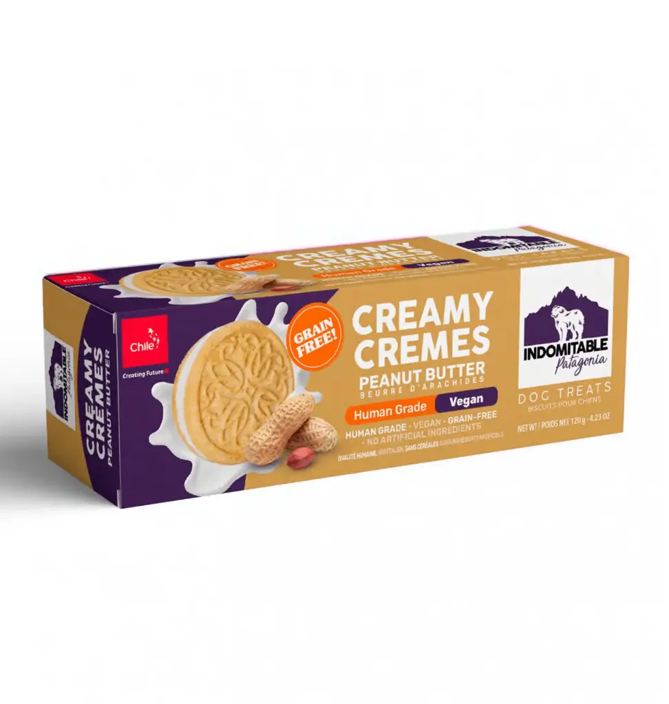 Indomitable rellena de crema libre de granos sabor mantequilla de mani caja 120 gr