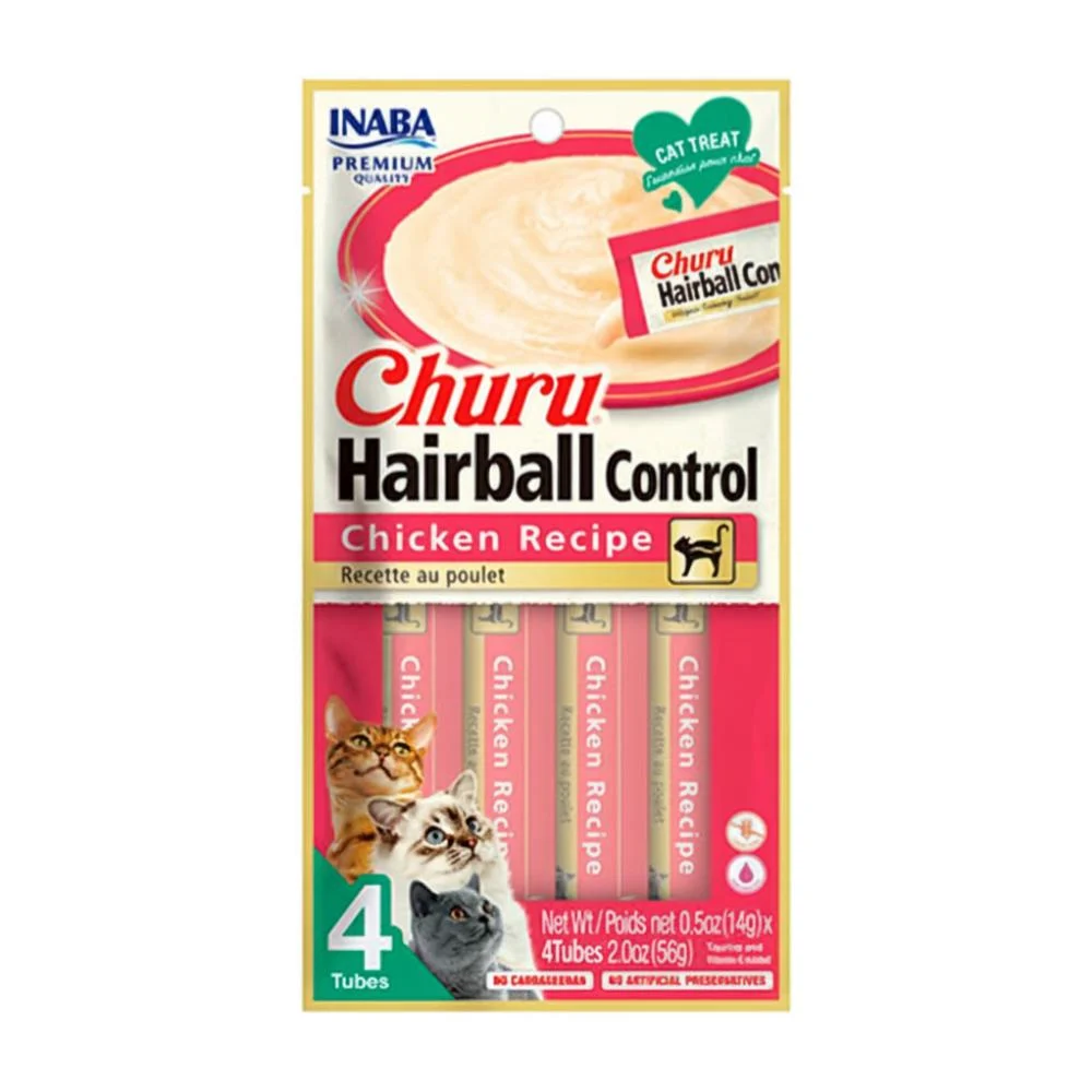 Churu gato hairball control sabor pollo 60 gr