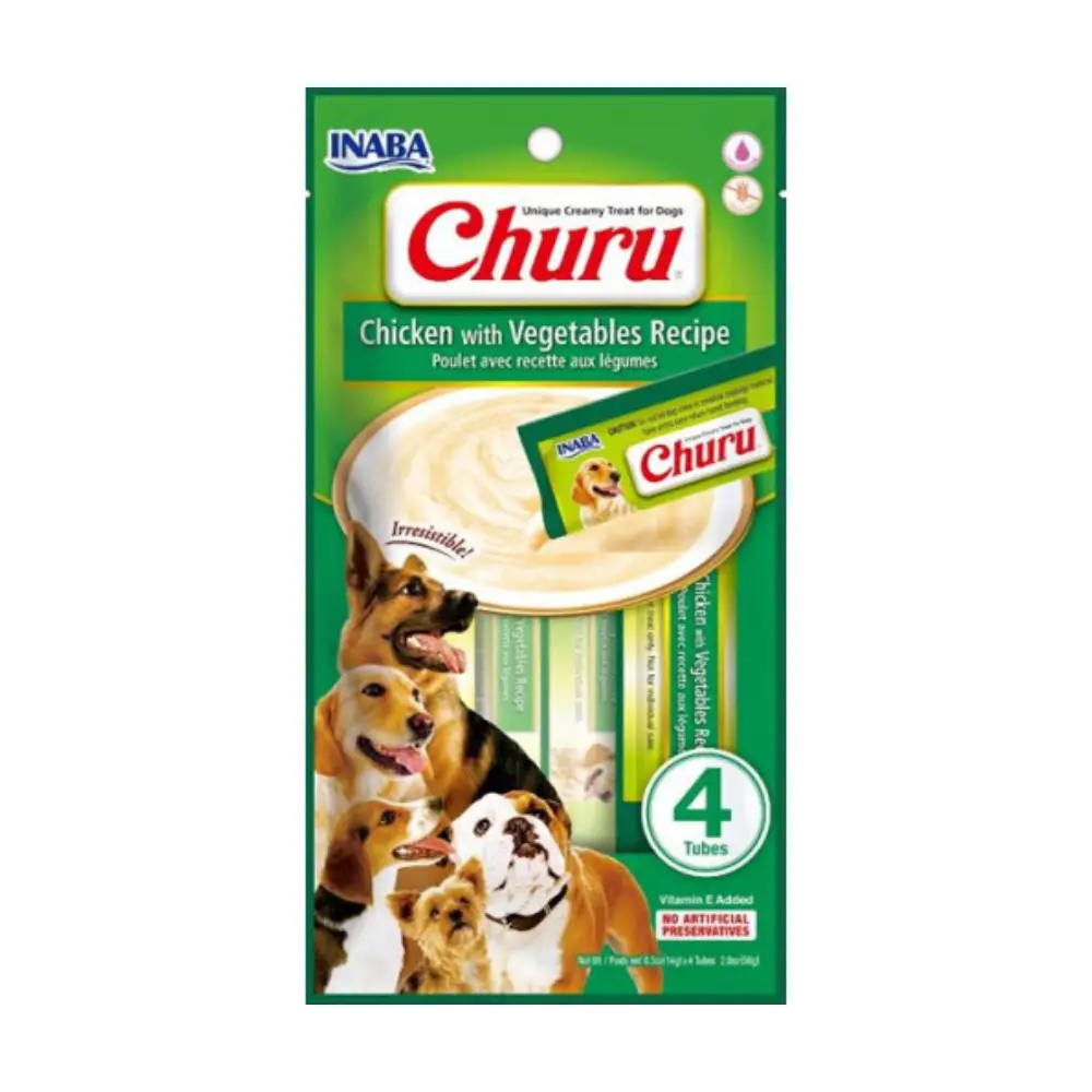 Churu perro sabor pollo y vegetales 60 gr