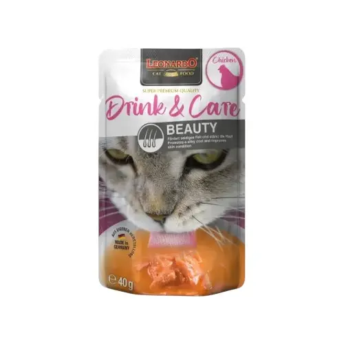 Leonardo drink & care beauty chicken 40 gr